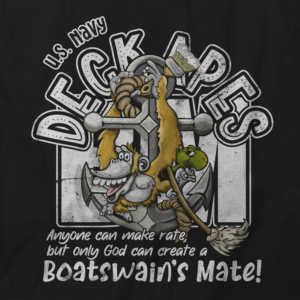 US Navy BM Boatswain's Mate Deck ape Shirt!