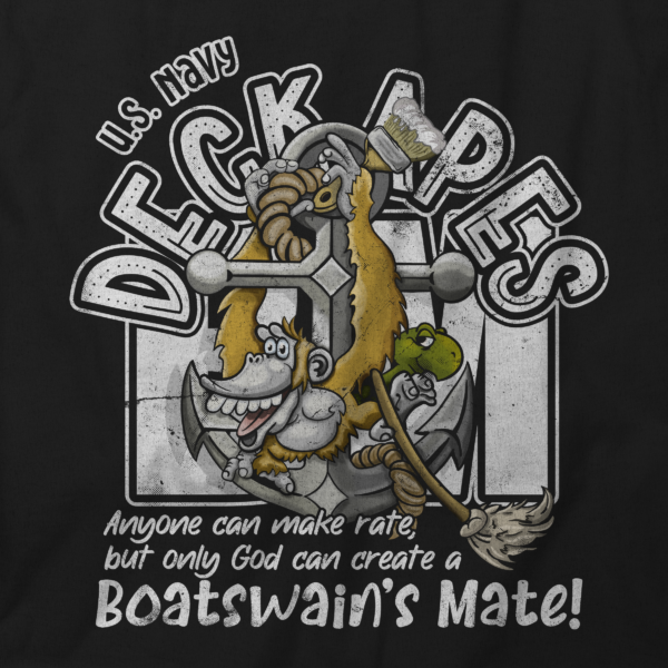 US Navy BM Boatswain's Mate Deck ape Shirt!